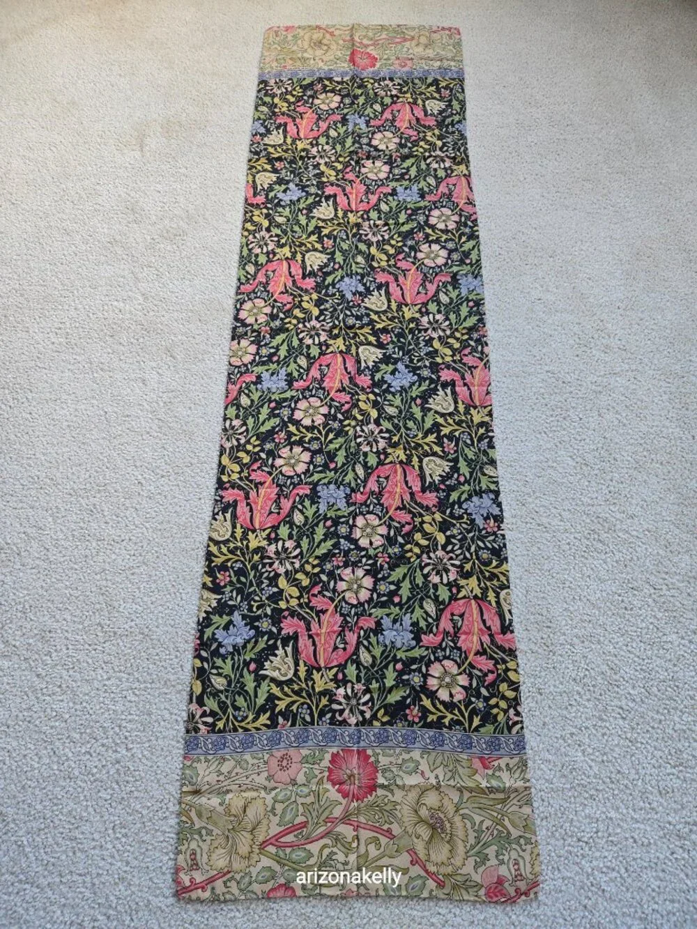 NWT The Met Silk Oblong Scarf William Morris - Picture 12 of 16